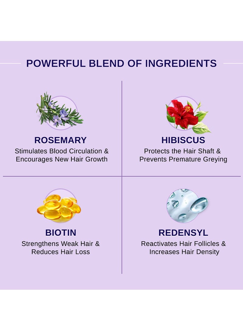 BARE ANATOMY Nature X Science Rosemary Hibiscus Hair Growth Oil For Women And Men | Helps Hair Growth And Strengthens Hair | Nourishes Scalp And Controls Hair Fall | Suitable For All Hair Types-100Ml - Image 4